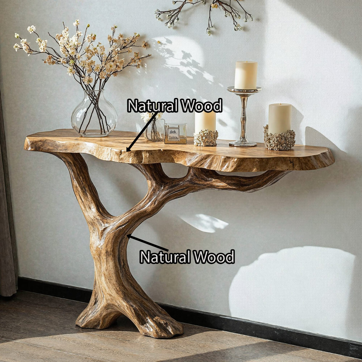 Farmhouse Console Table, solid wood, built to order