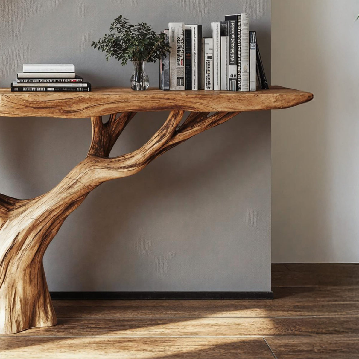 Minimal Solid Console Table