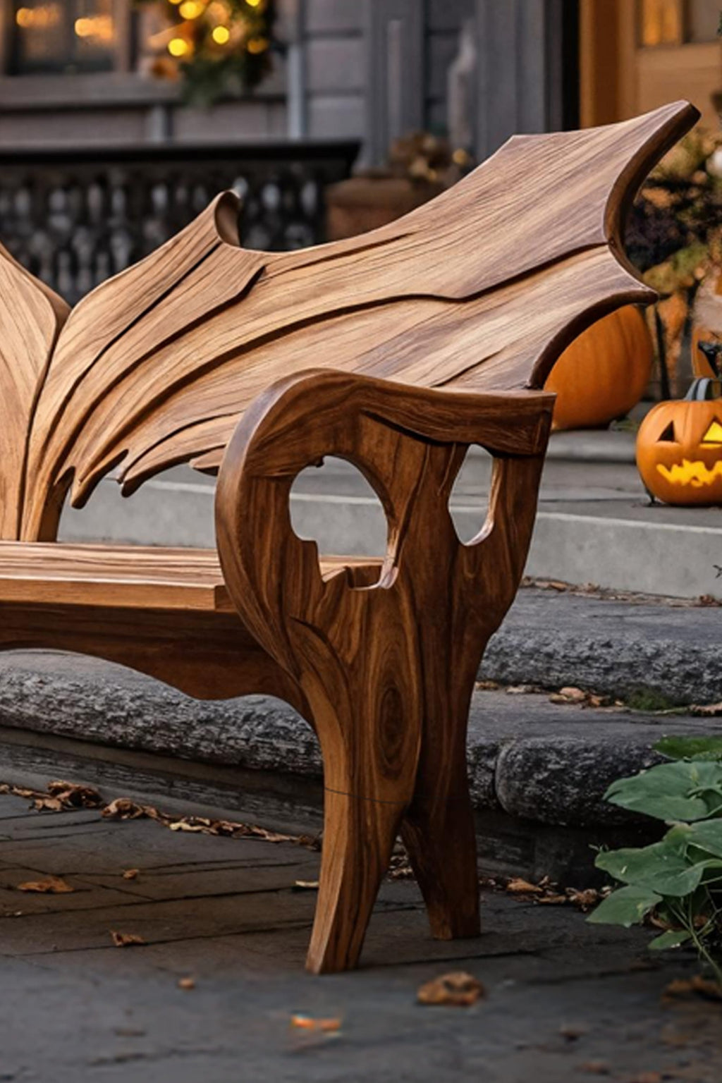 Solid Festive Bench
