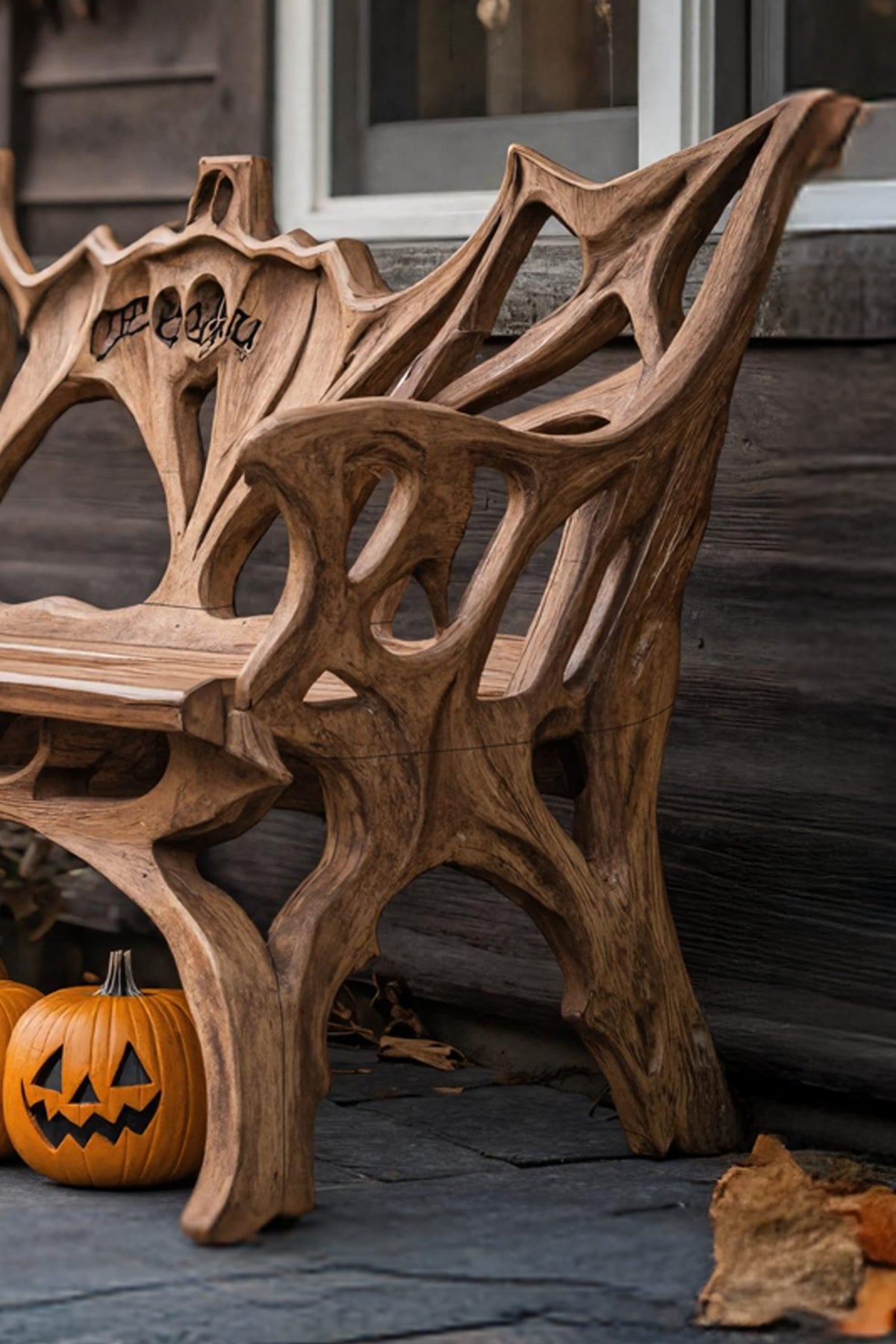 Live Edge Deck Bench