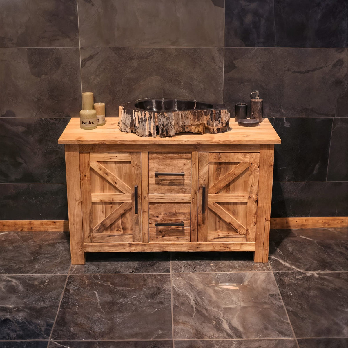 Bathroom Sink Vanity Table, solid wood, built to order