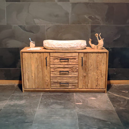 Bathroom Rustic Vanity, solid wood, built to order