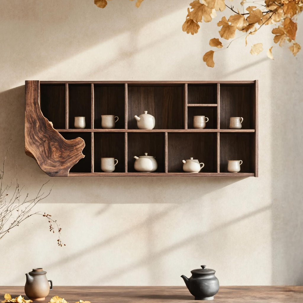 Live Edge Solid Kitchen Floating Shelf