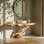 Solid Bathroom Storage Vanity