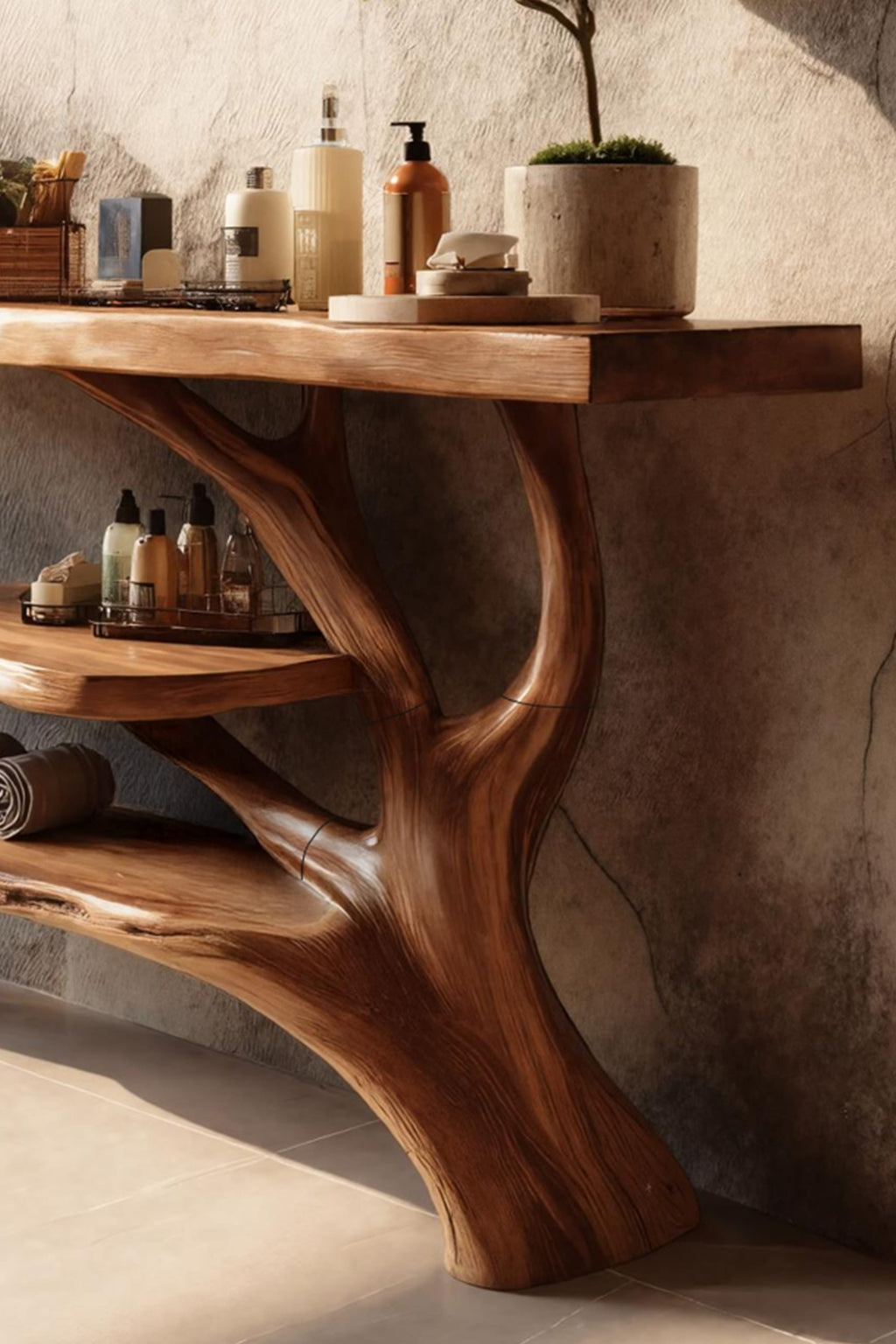 Live Edge Solid Remodel Vanity