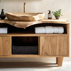 Rustic Bathroom Vanity, solid wood, built to order