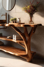 Live Edge Solid Slab Vanity