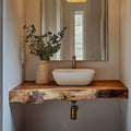 Mid Century Wooden Vanity Bathroom Furniture, solid wood, built to order