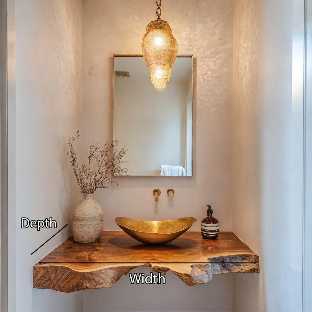 Under-sink Mid Century Vanity