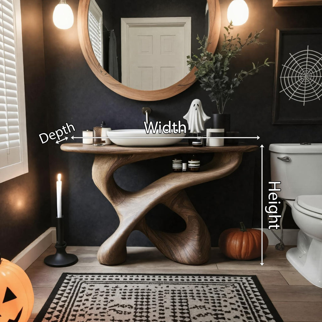 Live Edge Freestanding Vanity