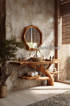 Live Edge Bathroom Solid Vanity