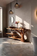 Solid Bathroom Live Edge Vanity