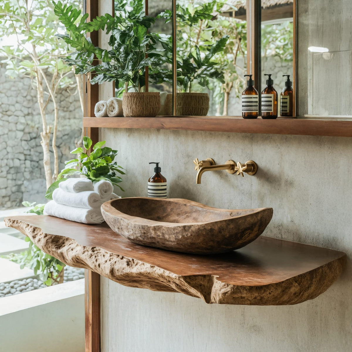Handcrafted Wash Basin, solid wood, built to order