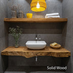 Floating Under-sink Mid Century Vanity