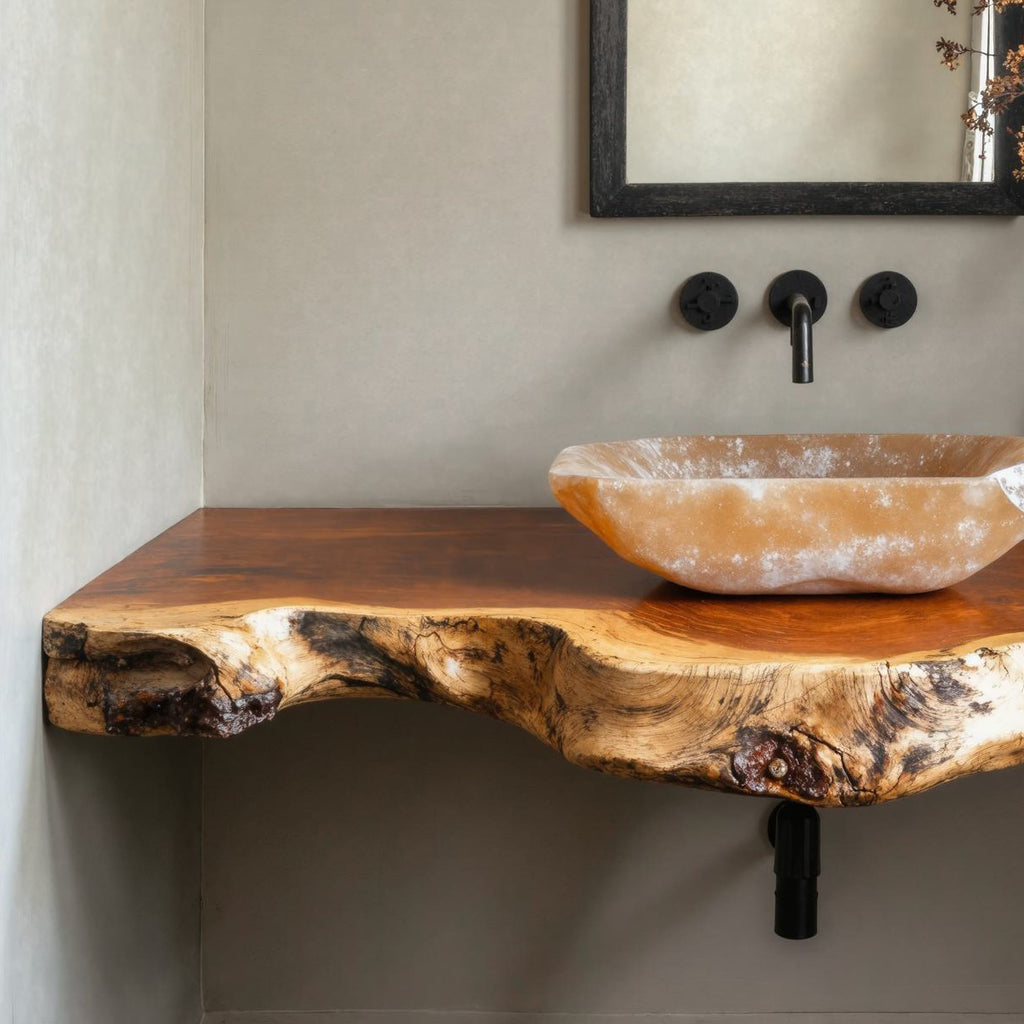 Floating Warm Vanity