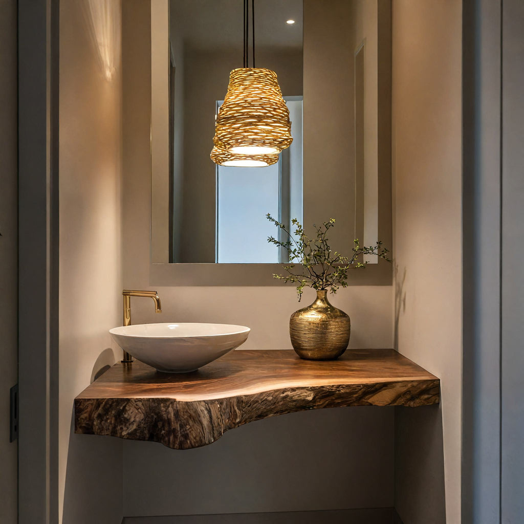 Handcrafted Vanity, solid wood, built to order
