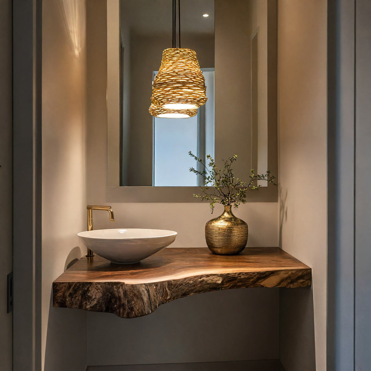 Handcrafted Vanity, solid wood, built to order
