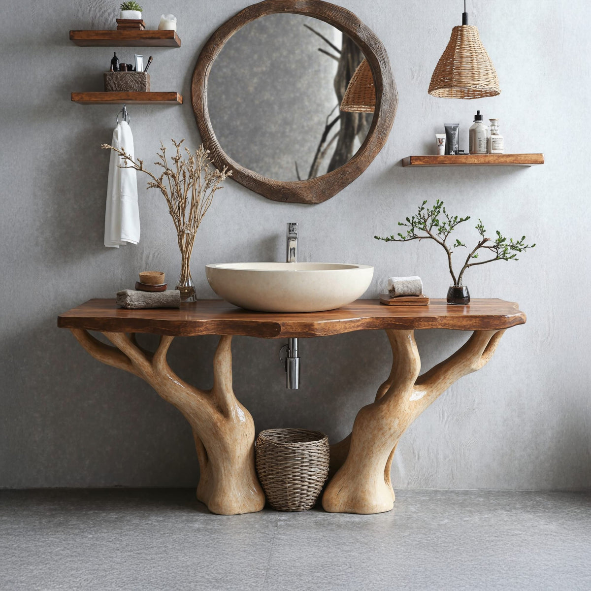 Live Edge Contemporary Vanity