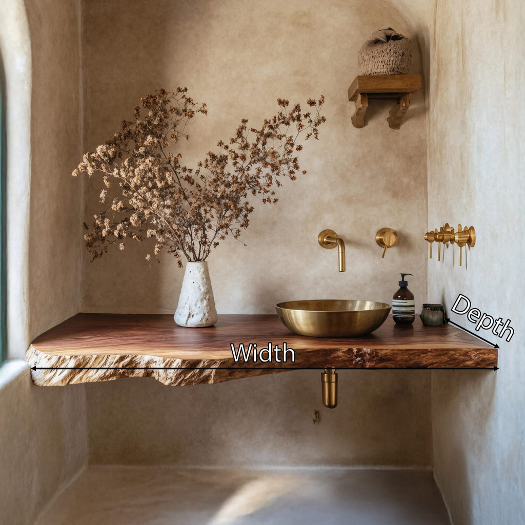 Live Edge Storage Vanity