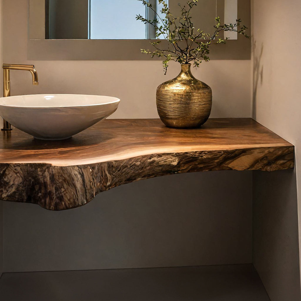 Handcrafted Vanity, solid wood, built to order