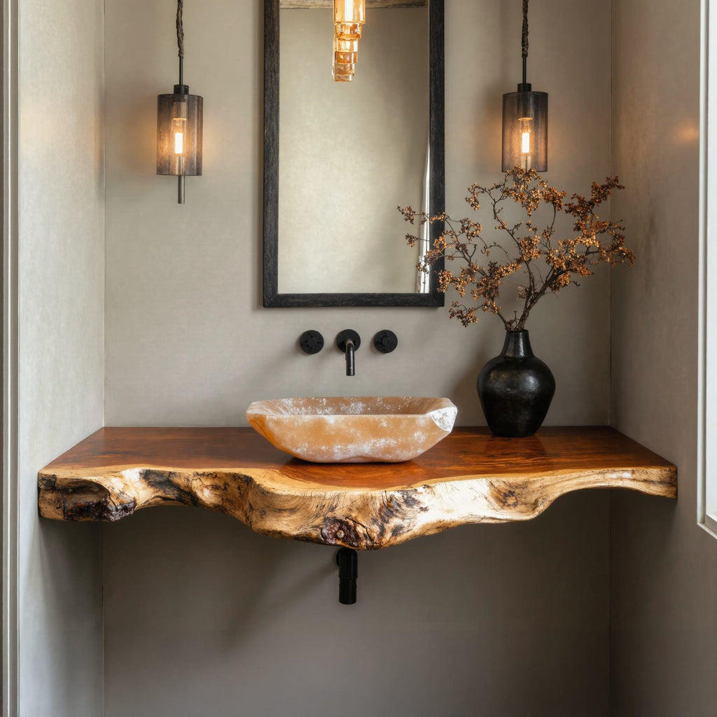 Floating Warm Vanity