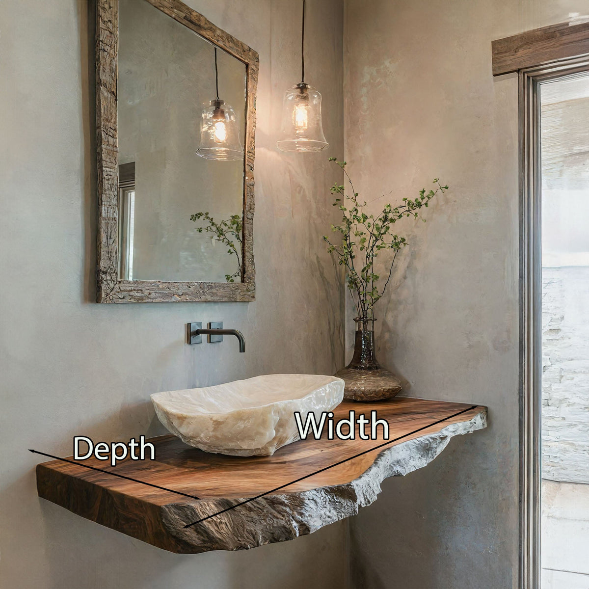 Solid Floating Wall-mounted Vanity