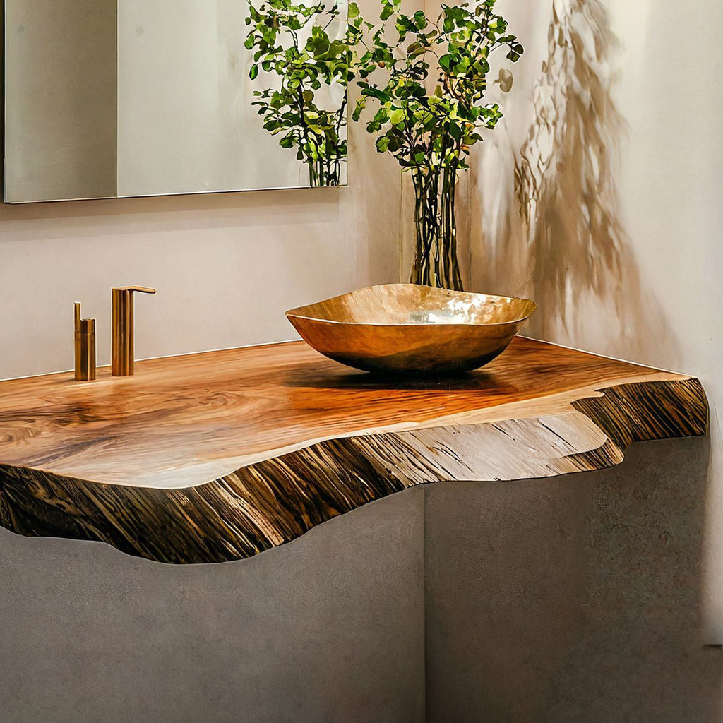 Farmhouse Vanity Bathroom Look, solid wood, built to order