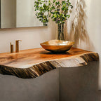 Farmhouse Vanity Bathroom Look, solid wood, built to order