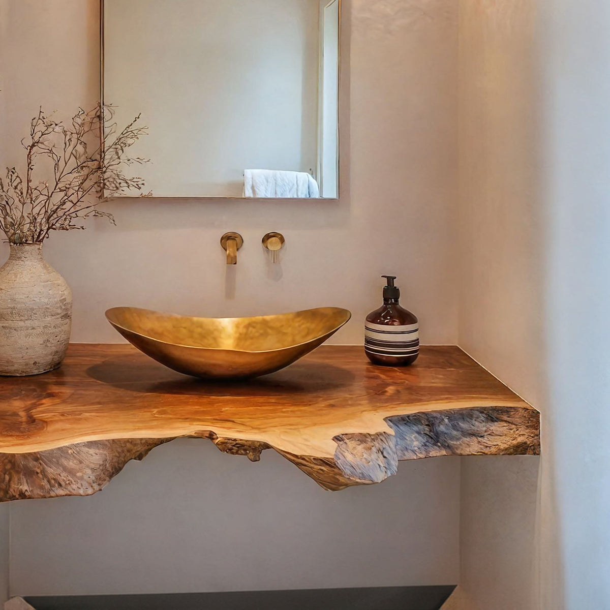 Under-sink Mid Century Vanity