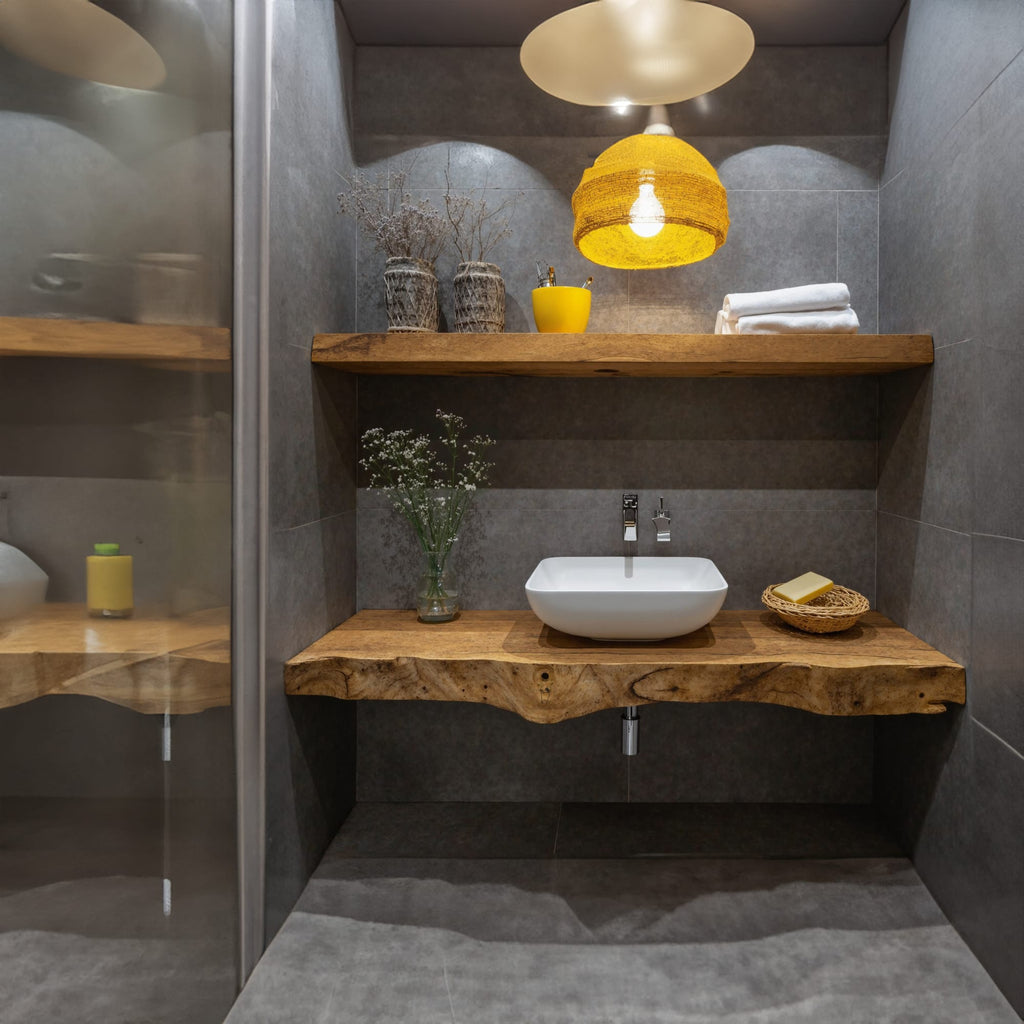 Floating Under-sink Mid Century Vanity