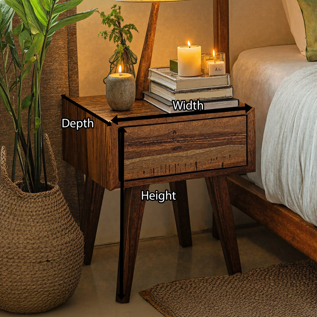 Legs Storage Nightstand