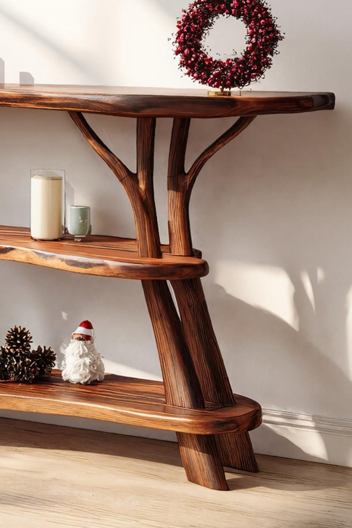 Live Edge Minimal Console Table