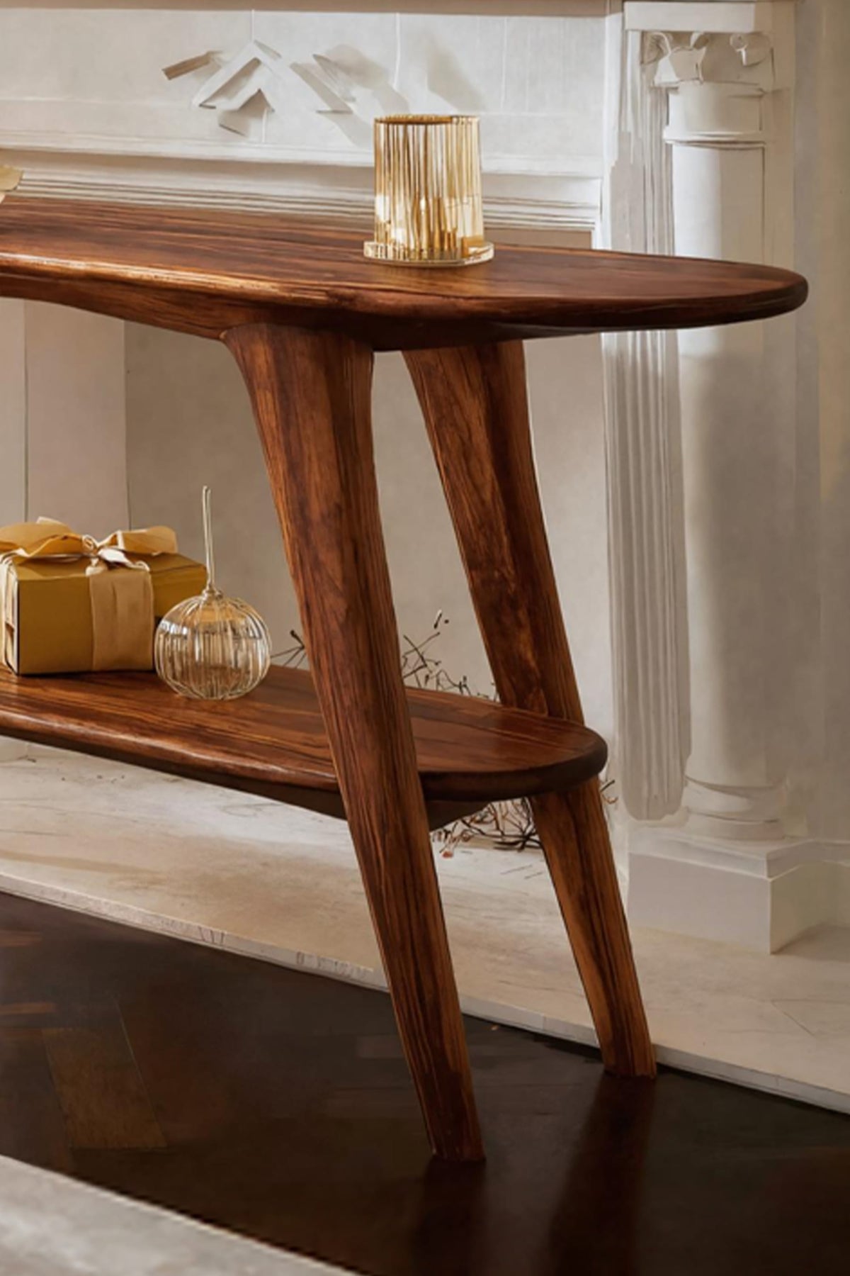 Behind Mid Century Console Table