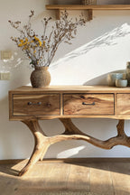 Live Edge Modern Sofa Console Table