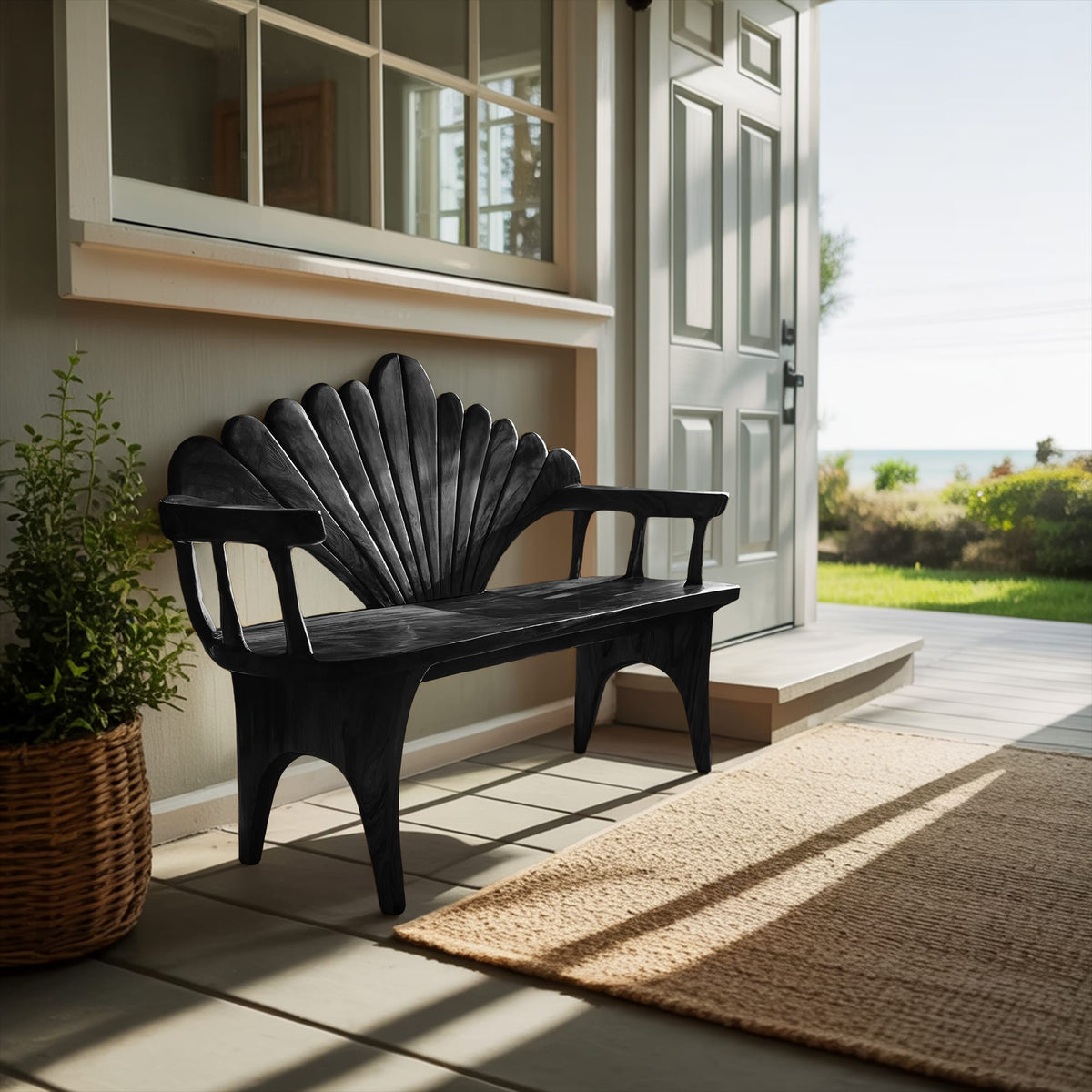 Solid Foyer Bench