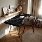Live Edge Computer Modern Desk