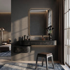 Modern Floating Makeup Vanity