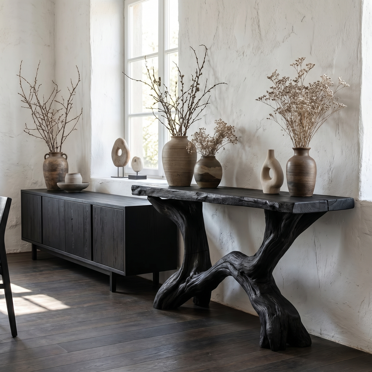 Live Edge Console Table Solid Driftwood Gift, solid wood, built to order, view 4