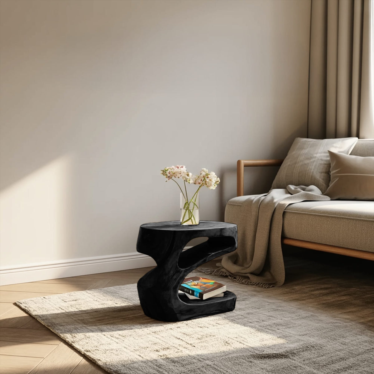 Side Storage Nightstand