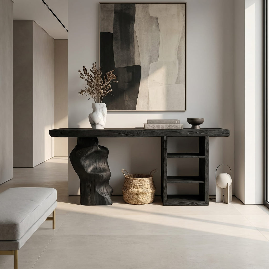 Minimal Wabi-sabi Console Table