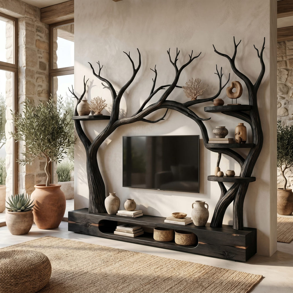 Tree Inspired TV Cabinet