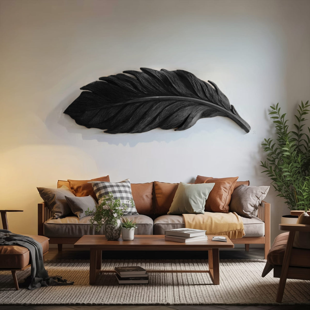 Modern Feather Wall Art