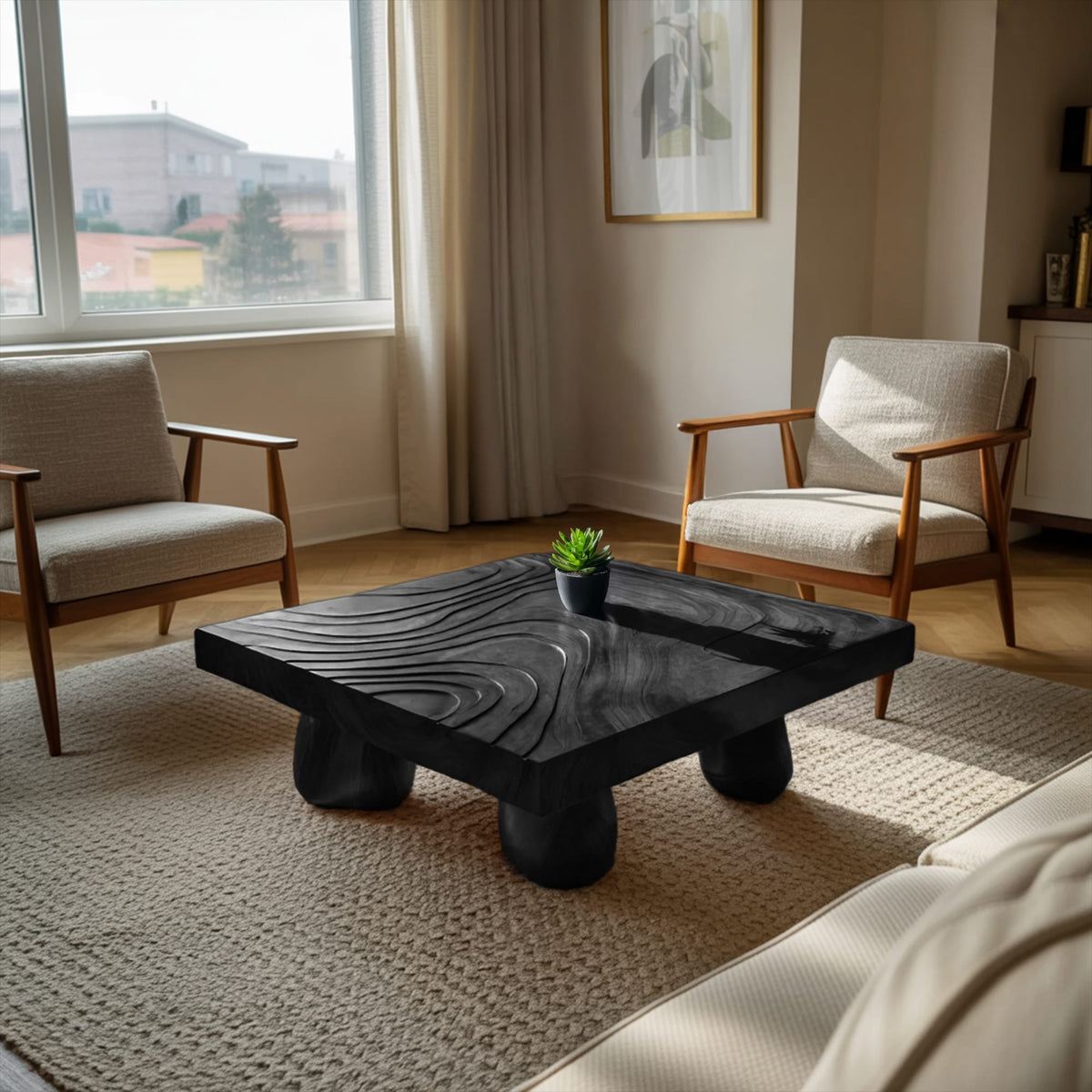 Live Edge Accent Coffee Table