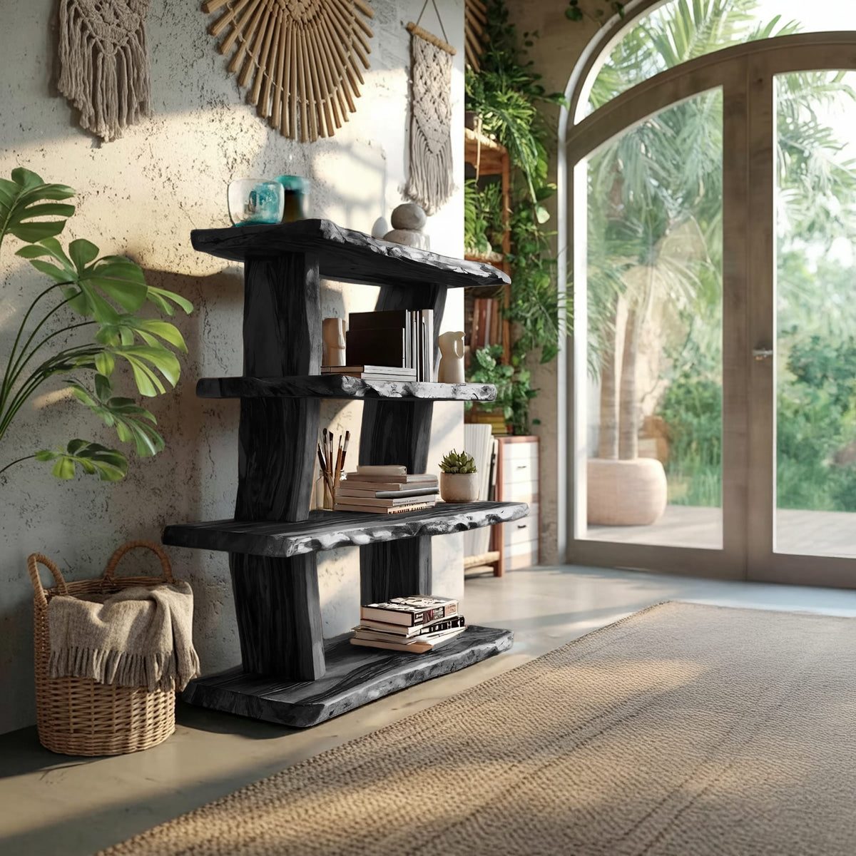 Contemporary Solid Bookshelf