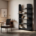 Minimalist Bookcase Sculptural Design, solid wood, built to order