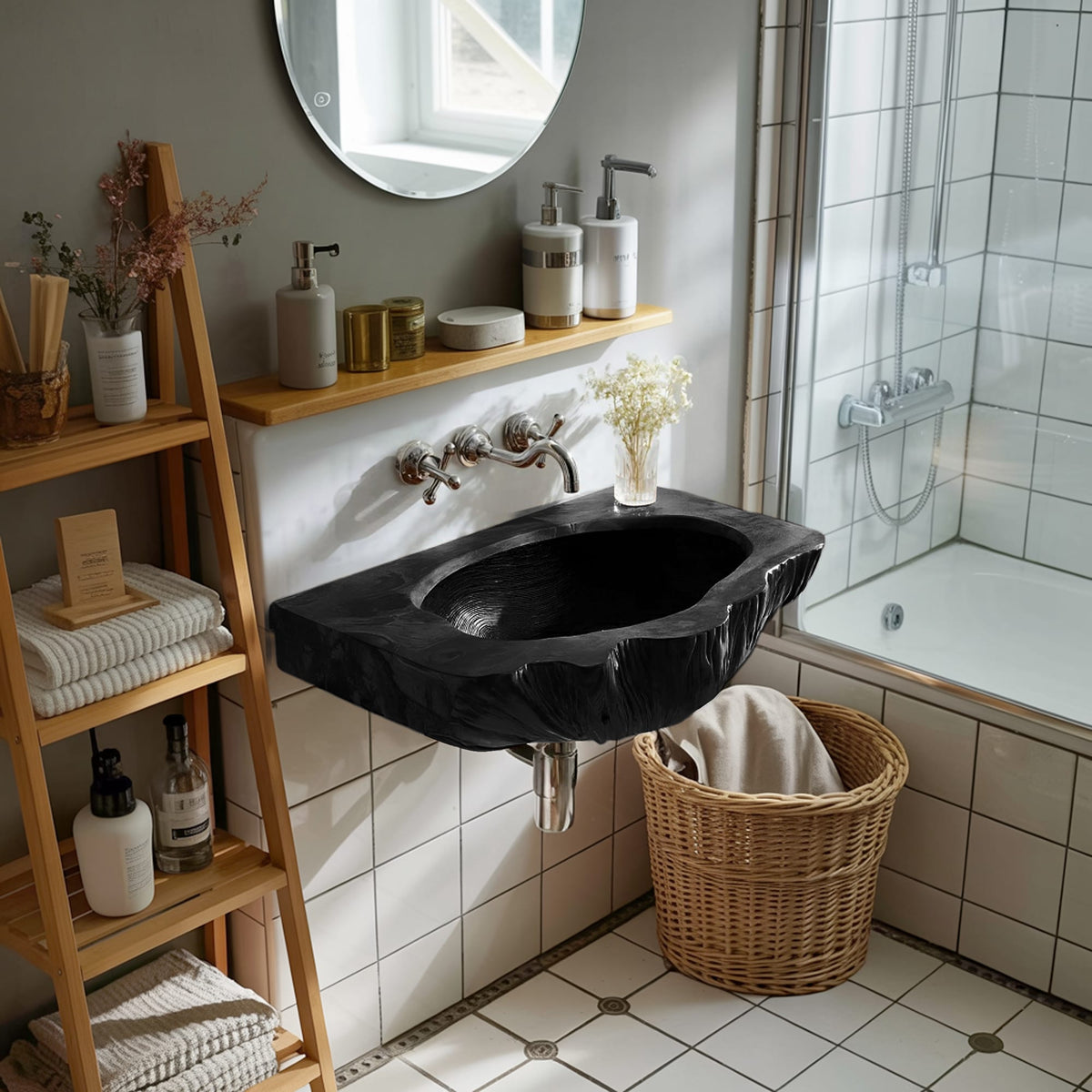 Mid Century Floating Wash Vanity