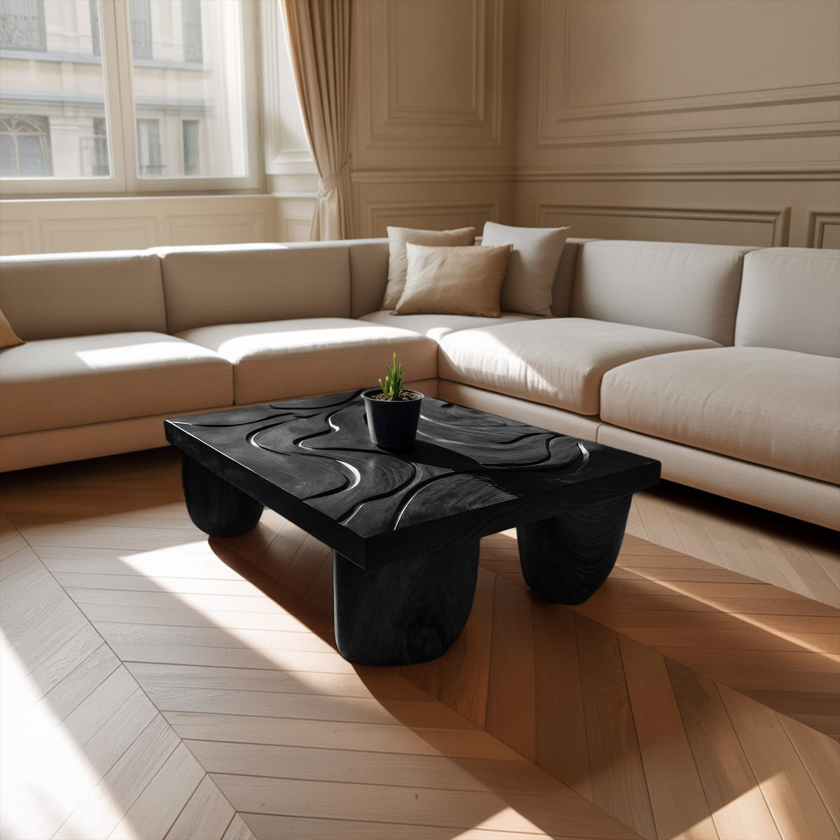 Mid Century Irregular Coffee Table