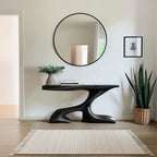Solid Modern Foyer Console Table