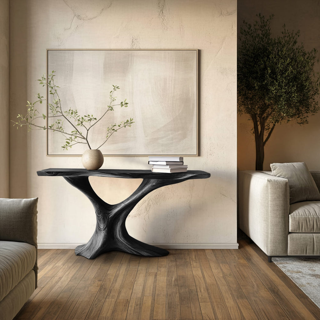 Mid Century Display Console Table
