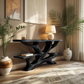 Live Edge Console Table, solid wood, built to order, view 4